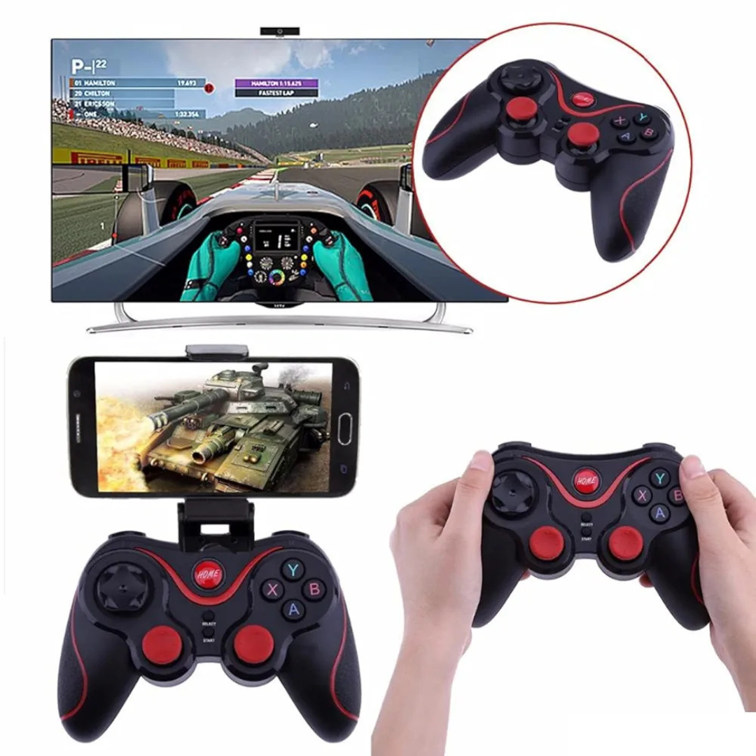 🎮 Control Mobile X3 Inalámbrico con Soporte