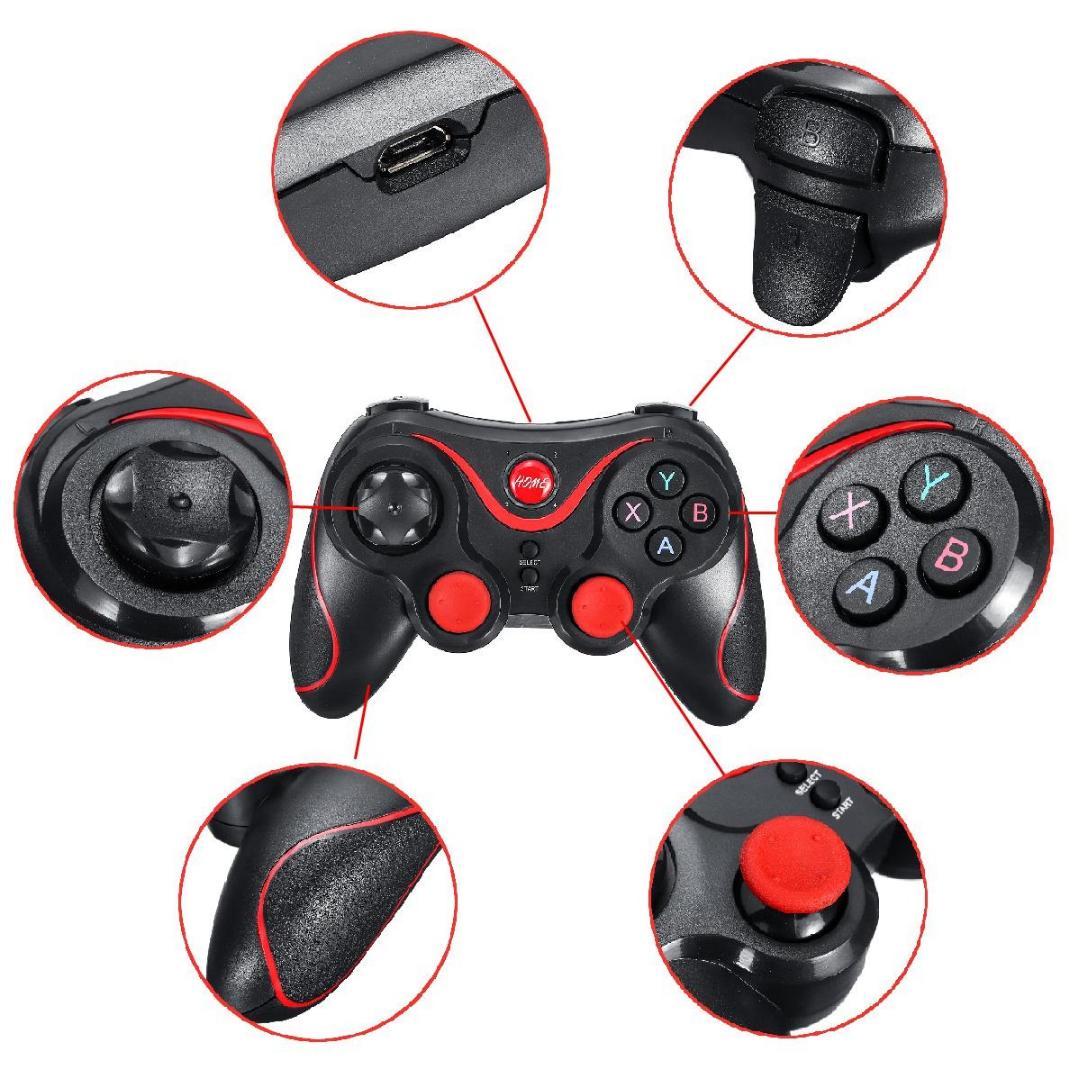 🎮 Control Mobile X3 Inalámbrico con Soporte