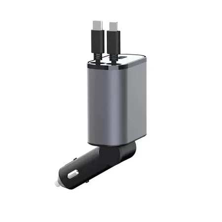 Cargador de celular para Automovil 4 en 1 UltraDragon Compatible con Android iPhone y tablet