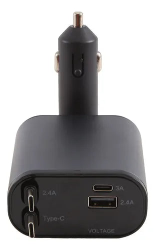Cargador de celular para Automovil 4 en 1 UltraDragon Compatible con Android iPhone y tablet