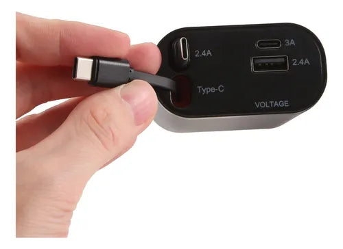 Cargador de celular para Automovil 4 en 1 UltraDragon Compatible con Android iPhone y tablet