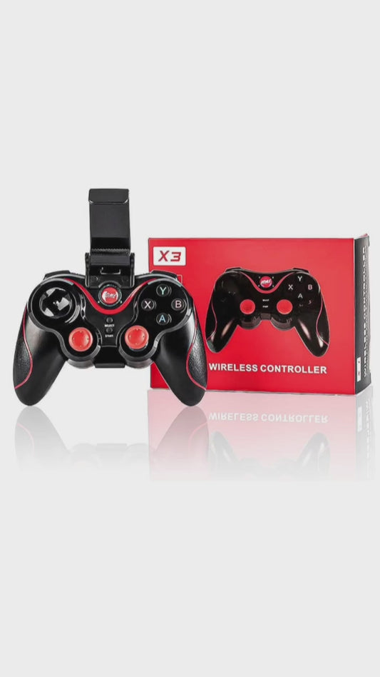 🎮 Control Mobile X3 Inalámbrico con Soporte